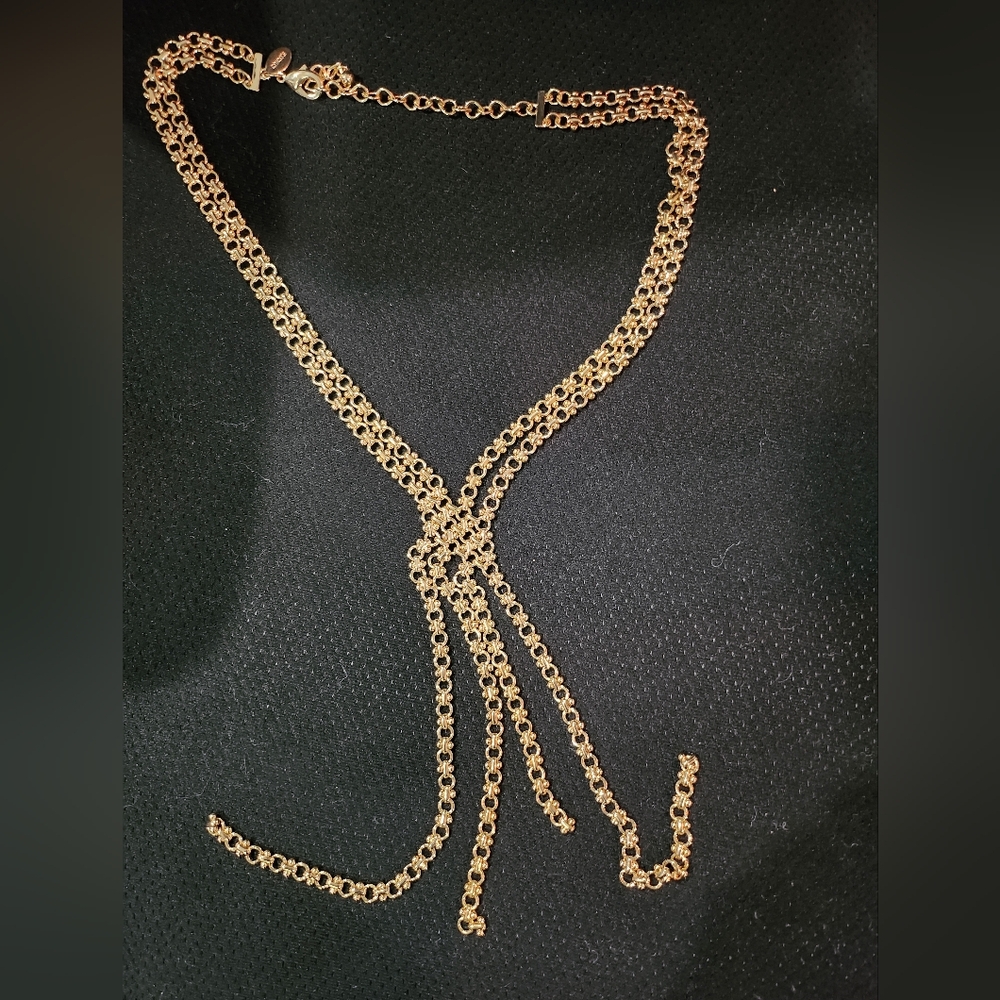 216. Pre-loved Chico's goldtone necklace